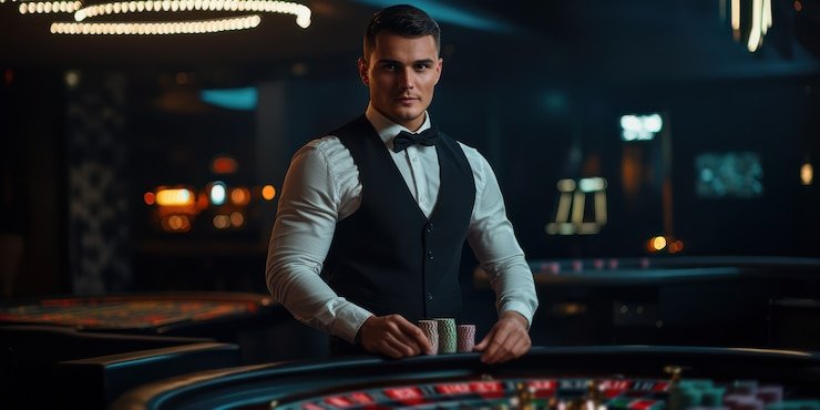 Layar utama aplikasi mobile vegas989 menampilkan menu kasino langsung dan taruhan olahraga